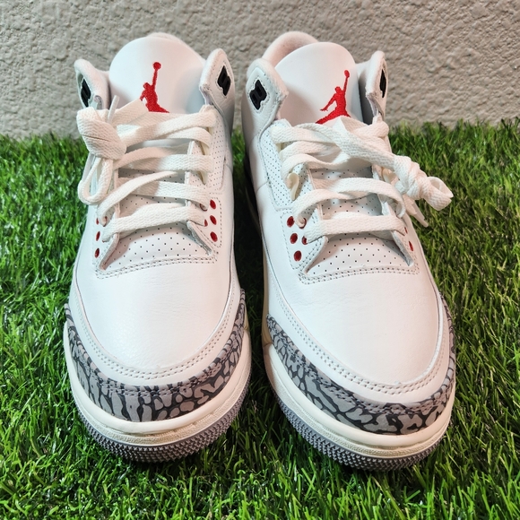 Men Size 7.5 - Jordan 3 Retro Mid White Cement Reimagined - Picture 2 of 11
